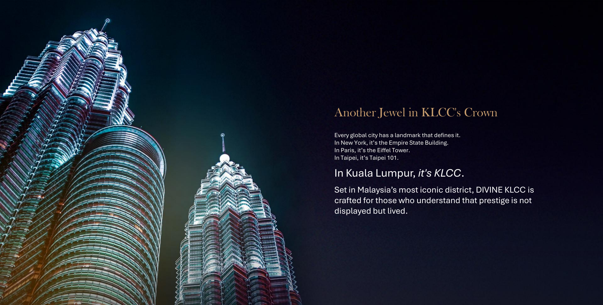 Petronas Twin Towers Night